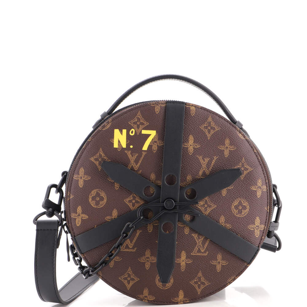Louis Vuitton Wheel Box Bag No.7 Trunk L'Oeil Vintage Monogram Canvas